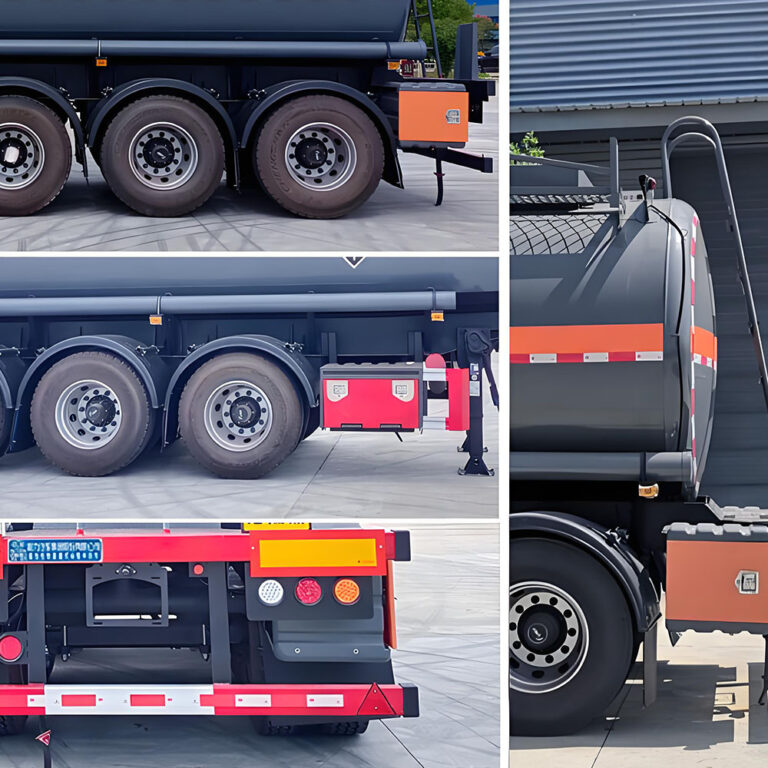 Serbatoio chimico semirimorchio personalizzato