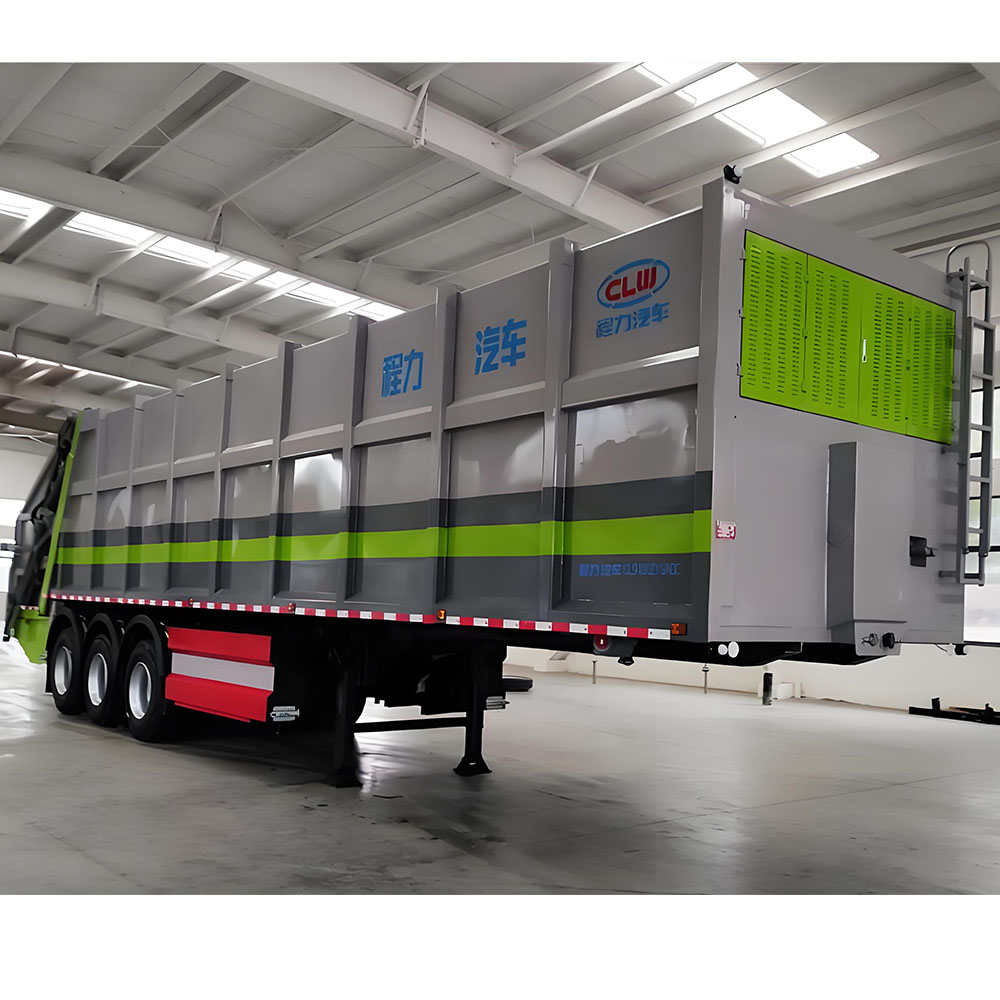 中国压缩式垃圾压缩机半挂车