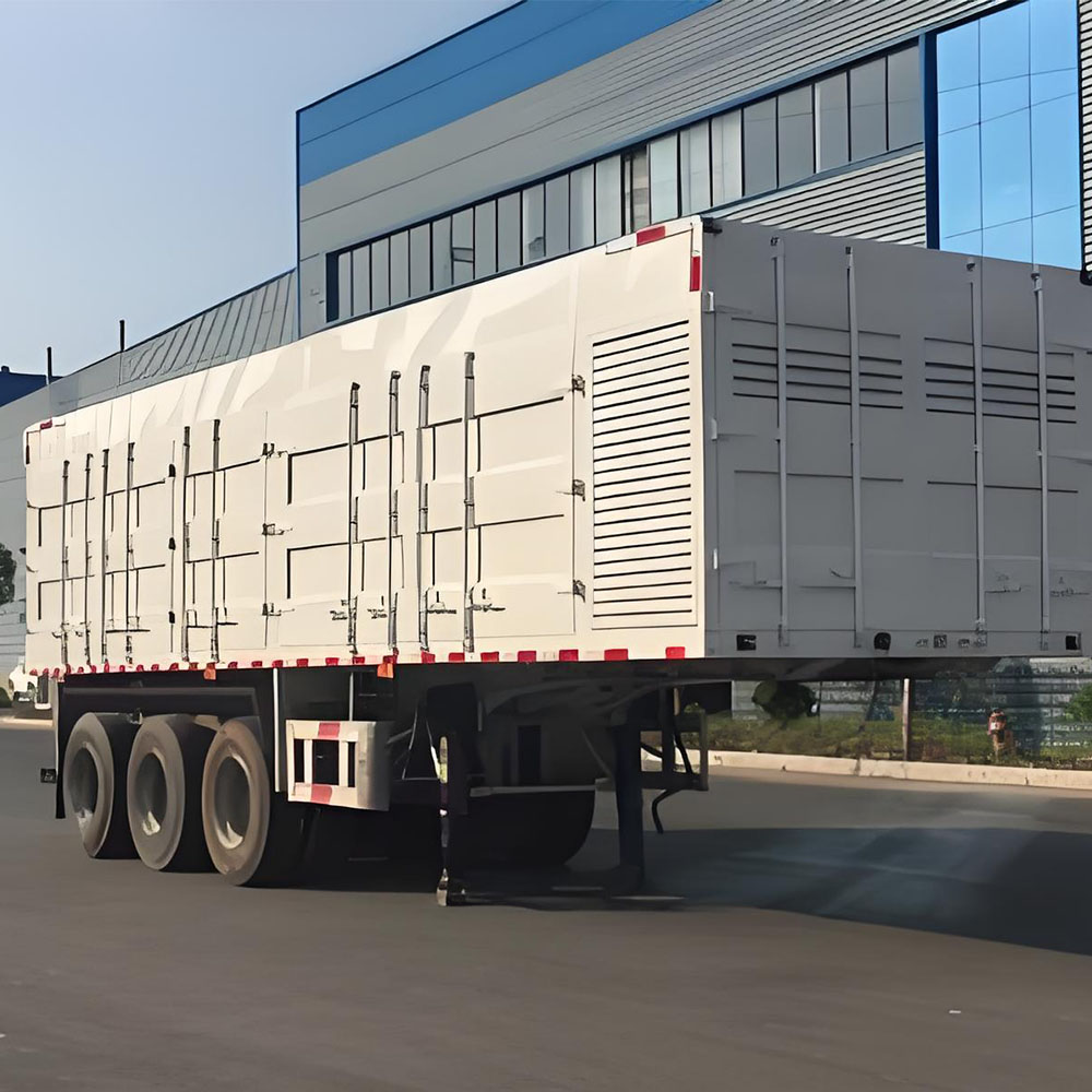 Semirreboque de transporte de mistura de argamassa para campos petrolíferos importação