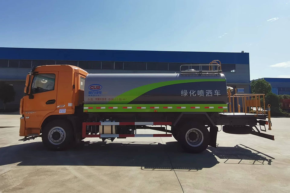 Why do trucks spray water fabrication