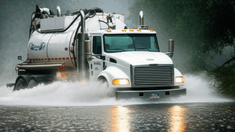 Navigating Natures Fury How Weather Affects Sewage Truck Performance